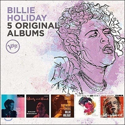 Billie Holiday - 5 Original Albums with Full Original Artwork  Ҹ  ٹ 5CD ڽ Ʈ