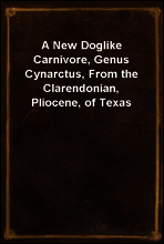 A New Doglike Carnivore, Genus Cynarctus, From the Clarendonian, Pliocene, of Texas