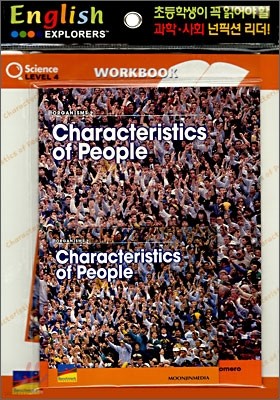 English Explorers Science Level 4-02 : Characteristics of People (Book+CD+Workbook)