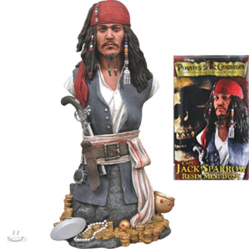 캐리비안의 해적 : Jack Sparrow Resin Bust