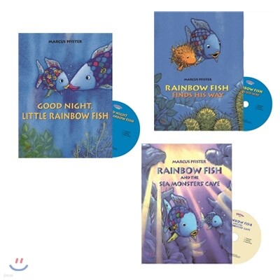 픽토리 무지개 물고기 원서 + CD 3종 세트