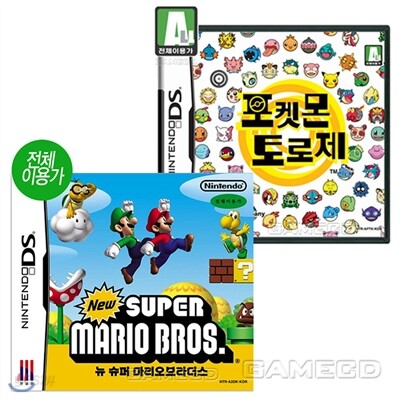 [NDS]슈퍼마리오 + 포켓몬 트로제