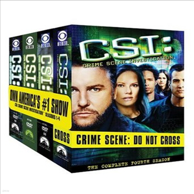 Csi: Complete Seasons 1-4 (CSI)(ڵ1)(ѱ۹ڸ)(DVD)