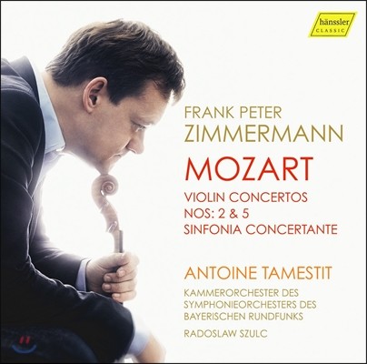 Frank Peter Zimmermann 모차르트: 바이올린 협주곡 2집 - 2, 5번, 신포니아 콘체르탄테 - 프랑크 페터 침머만 (Mozart: Violin Concertos KV211, 219, Sinfonia Concertante KV364)