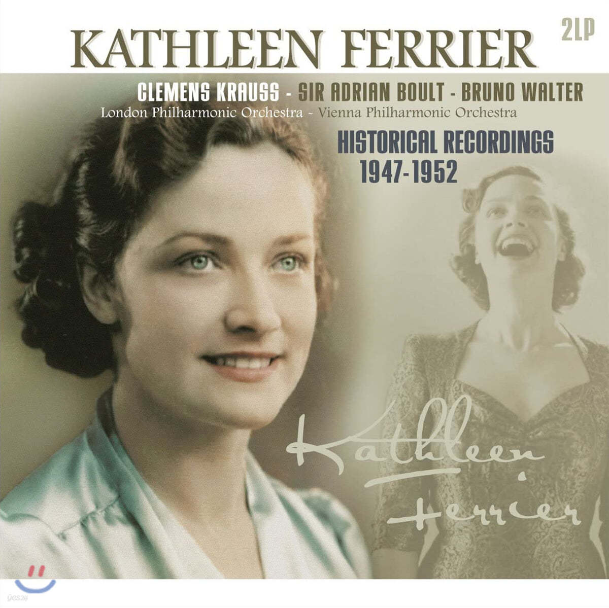 Kathleen Ferrier 캐슬린 페리어 1947-1952년 히스토리컬 레코딩 (Historical Recordings 1947-1952) [2LP]