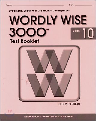 Wordly Wise 3000 : Book 10 Test Booklet (2nd Edition)