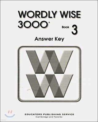 Wordly Wise 3000 : Book 3 Answer Key (2nd Edition)
