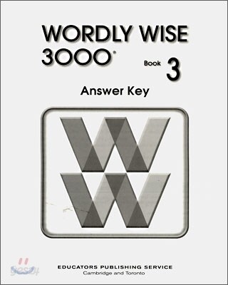 Wordly Wise 3000 : Book 3 Answer Key (2nd Edition) | E.P.S