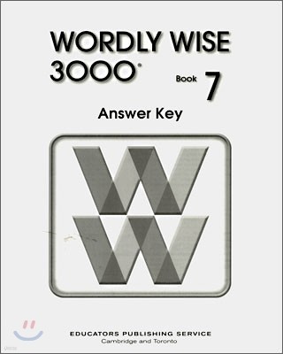 Wordly Wise 3000 : Book 7 Answer Key (2nd Edition)