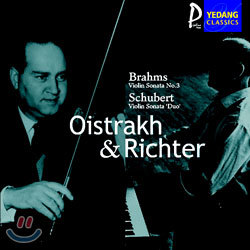 BrahmsSchubert : Violin Sonata No.3 / Violin Sonata 'Duo' : Oistrakh & Richter