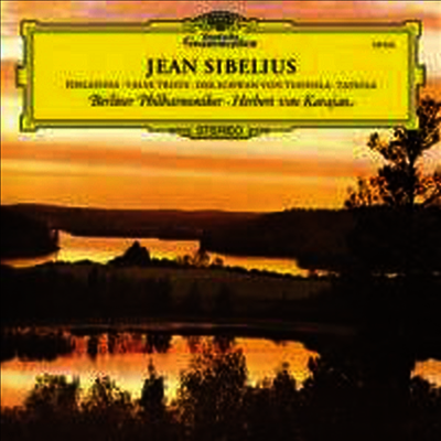 Herbert von Karajan — 시벨리우스: 핀란디아, 우울한 왈츠 & 투오넬라의 백조 (Sibelius: Finlandia, Op. 26, Valse Triste, Op. 44 No. 1 & Tapiola, Op. 112) - Herbert von Karajan 앨범 커버