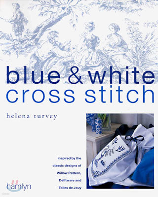 Blue & White Cross Stitch (Hardcover)