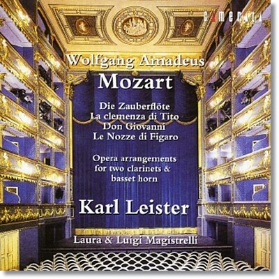Karl Kleister 모차르트: 오페라 아리아 [클라리넷 편곡버전] (Mozart Opera Arrangements For Two Clarinets And Basset Horn)