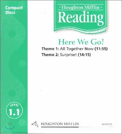 [Houghton Mifflin Reading] Grade 1.1 Here We Go : Audio CD (2005 Edition)