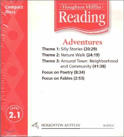 [Houghton Mifflin Reading] Grade 2.1 Adventures : Audio CD (2005 Edition)