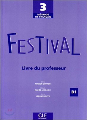 Festival 3 : Livre du professeur