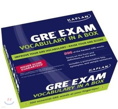 Kaplan GRE Exam : Vocabulary in a Box