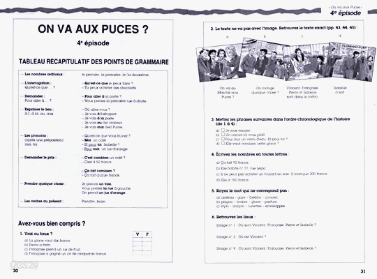 Bienvenue en France 1 : Cahier d'Exercices (Episodes 1-13)