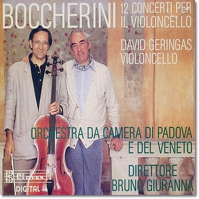 보케리니 : 첼로를 위한 12개의 협주곡 - 데이빗 게링가스