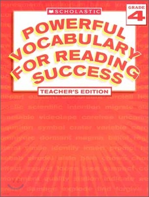 Powerful Vocabulary For Reading Success Grade 4 : Teacher's Book