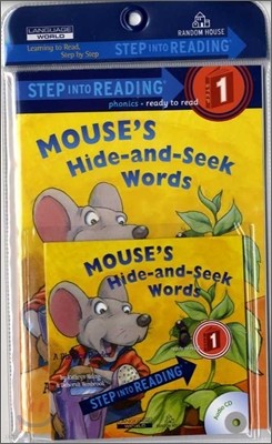 Step Into Reading 1 : Mouse's Hide-and-Seek Words (Book+CD)
