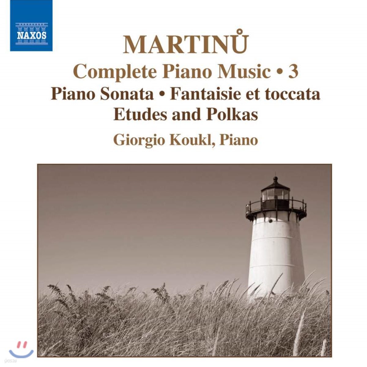 Giorgio Koukl 마르티누 : 피아노 소나타, 에튀드와 폴카 1-3집, 환상곡과 토카타 외 (Martinu: Complete Piano Music Volume 3)