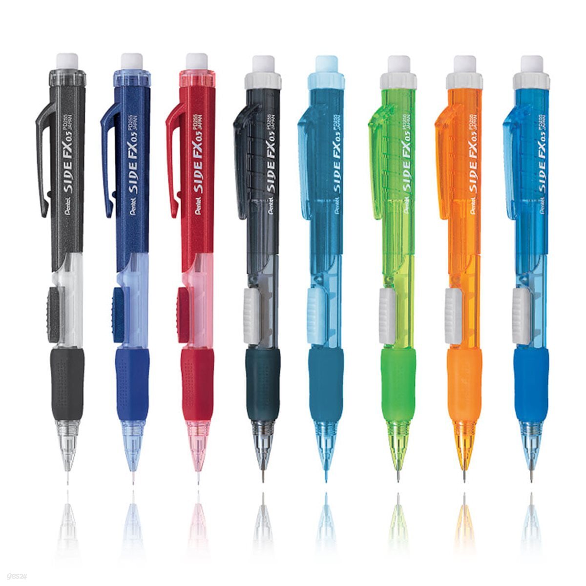 [알앤비]펜텔 pentel 사이드 FX 0.5mm 샤프-8가지칼라/PD255 AA01