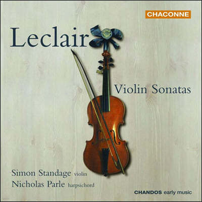 Simon Standage 르클레르: 바이올린 소나타 (Leclair : Violin Sonata)