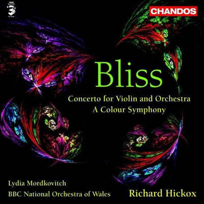 Richard Hickox : ̿ø ְ, ä  (Bliss: Concerto For Violin And Orchestra, A Colour Symphony) 