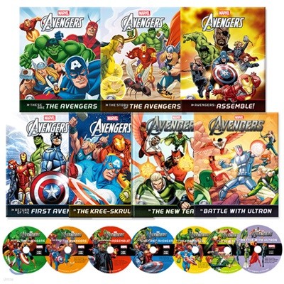 마블 어벤져스 스페셜에디션 7종 세트 (Book & CD / 세이펜 음원 스티커 포함) : Marvel Avengers Picture Storybook