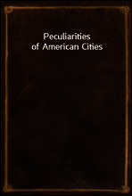 Peculiarities of American Cities