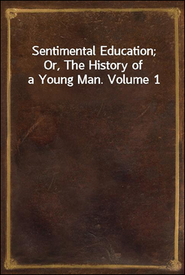 Sentimental Education; Or, The History of a Young Man. Volume 1