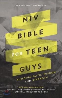 NIV Bible for Teen Guys, Hardcover: Building Faith, Wisdom and Strength