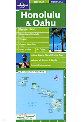 Honolulu & Oahu City Map