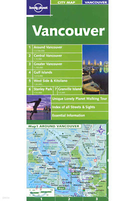 Lonely Planet : Vancouver City Map