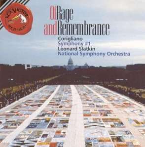 Leonard Slatkin / 존 코릴리아노: 분노와 기역의 & 교향곡 1번 (John Corigliano: Of Rage And Rememberance & Symphony No.1) (수입/09026684502)