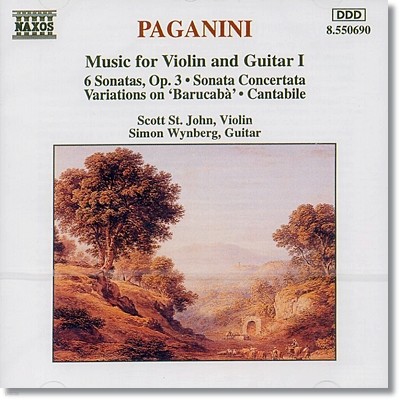Scott St. John / Simon Wynberg 파가니니: 기타와 바이올린을 위한 음악 1집 (Paganini : Music For Violin And Guitar, Vol. 1)