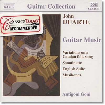 Antigoni Goni ξƸ: Ÿ ǰ (John Duarte: Guitar Music)