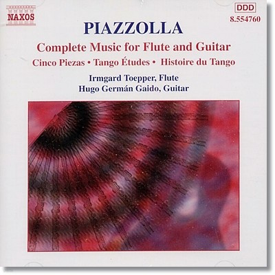 Irmgard Toepper Ǿ: ÷Ʈ Ÿ    (Piazzolla: Complete Music For Flute And Guitar)