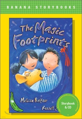 Banana Storybook Green L1 : The Magic Footprints (Book & CD)
