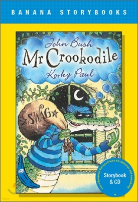 Banana Storybook Blue L10 : Mr. Crookodile (Book & CD)