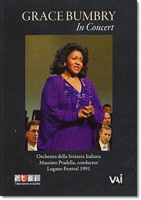 그레이스 범브리 인 콘서트 : 스위스 루가노 페스티벌 1991 (Grace Bumbry In Concert - Lugano Festival 1991)