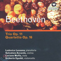 Beethoven : Trio op.11Quartetto op.16 : LessonaAccardoMoffaEgaddi