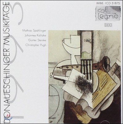 쿡̰ 佺Ƽ 1993 - Ƽƽ ĸ / ϳ׽ Į /  Ÿ / ũ Ǫ (Donaueschinger Musiktage - Mathias Spahlinger, Johannes Kalitzke, Gunter Steinke, Christopher Pugh)