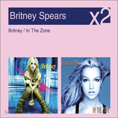 [YES24 단독] Britney Spears - In The Zone + Britney (New Disc Box Sliders Series)