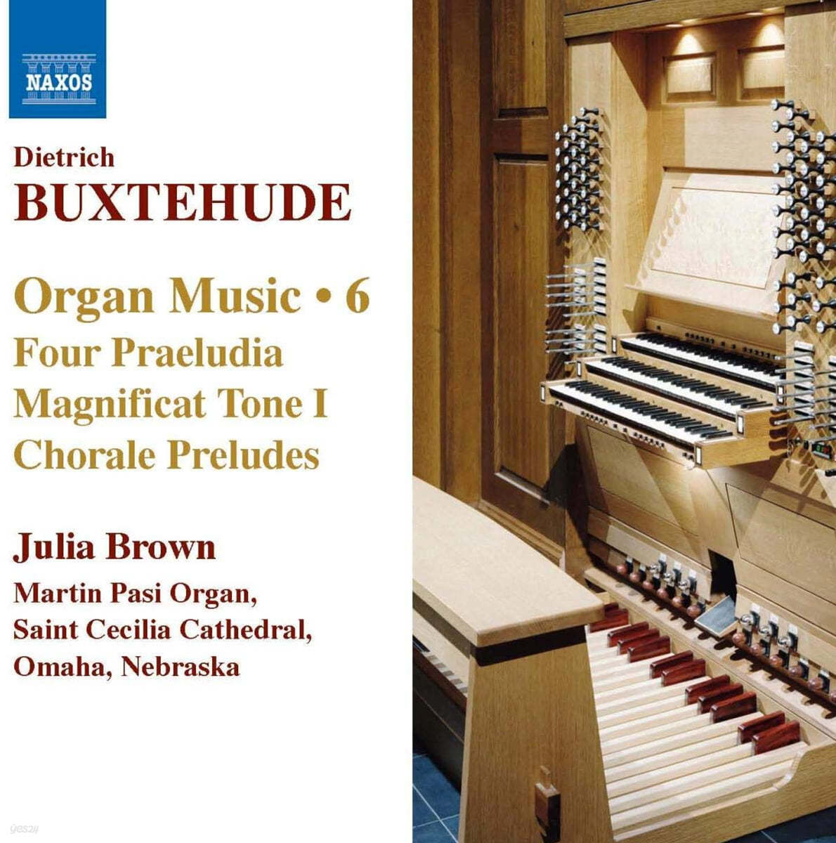 Julia Brown 북스테후데: 오르간 작품집 6집 (Dieterich Buxtehude: Organ Music Vol. 6) 