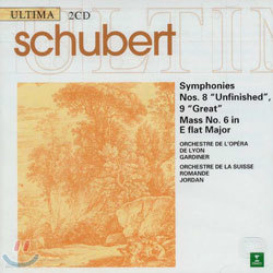 Schubert : Symphony No.8 & 9Mass No.6 : GardinerJordan