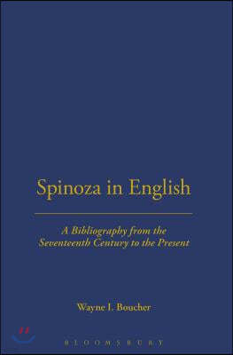 Spinoza in English, a Bibliography