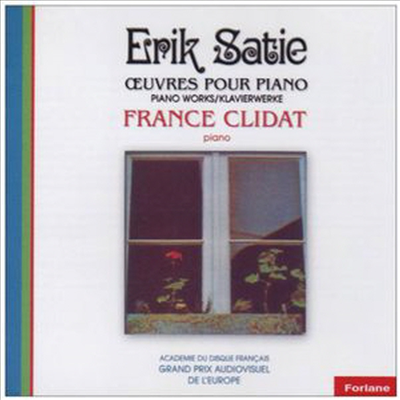 Ƽ: ǾƳ ǰ (Satie: Piano Works)(CD) - France Clidat