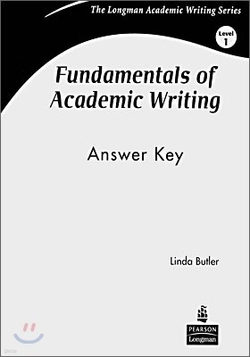 Fundamentals of Academic Writing Level 1 : Answer Key